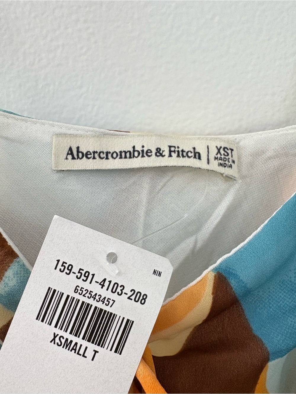 Abercrombie & Fitch Abstract Print Mini Slip Dress - Picture 3 of 3